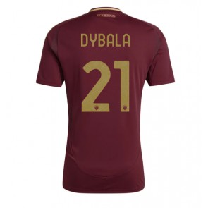 Billiga AS Roma Paulo Dybala #21 Hemmatröja 2024-25 Kortärmad